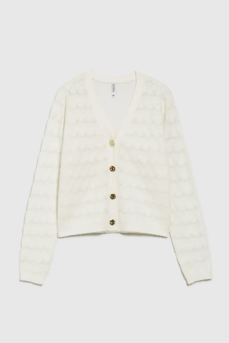 WOMEN'S SWEATER L-SW-4604 OFF WHITE - Imagen 7