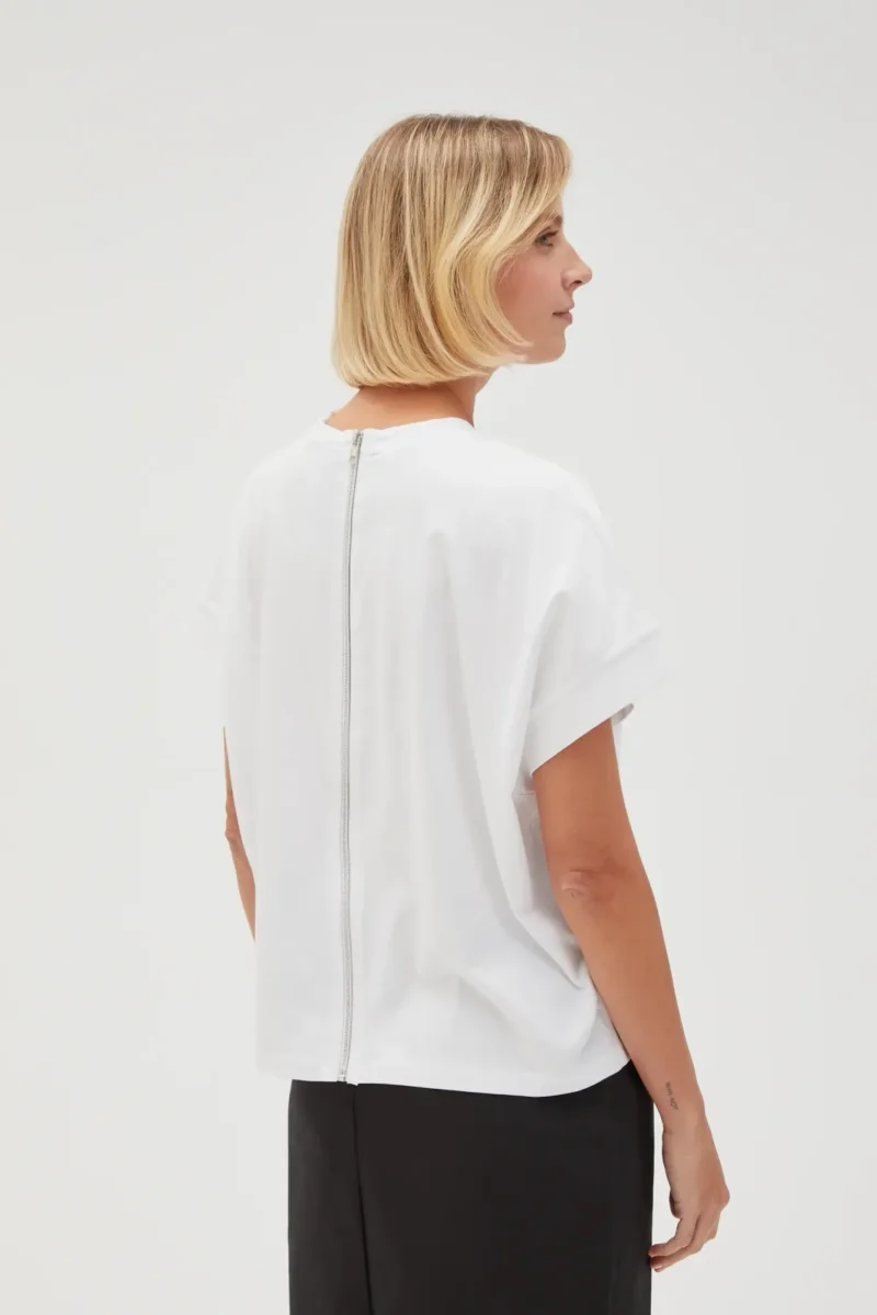 WOMEN'S TSHIRT L-TS-4603 WHITE - Imagen 2