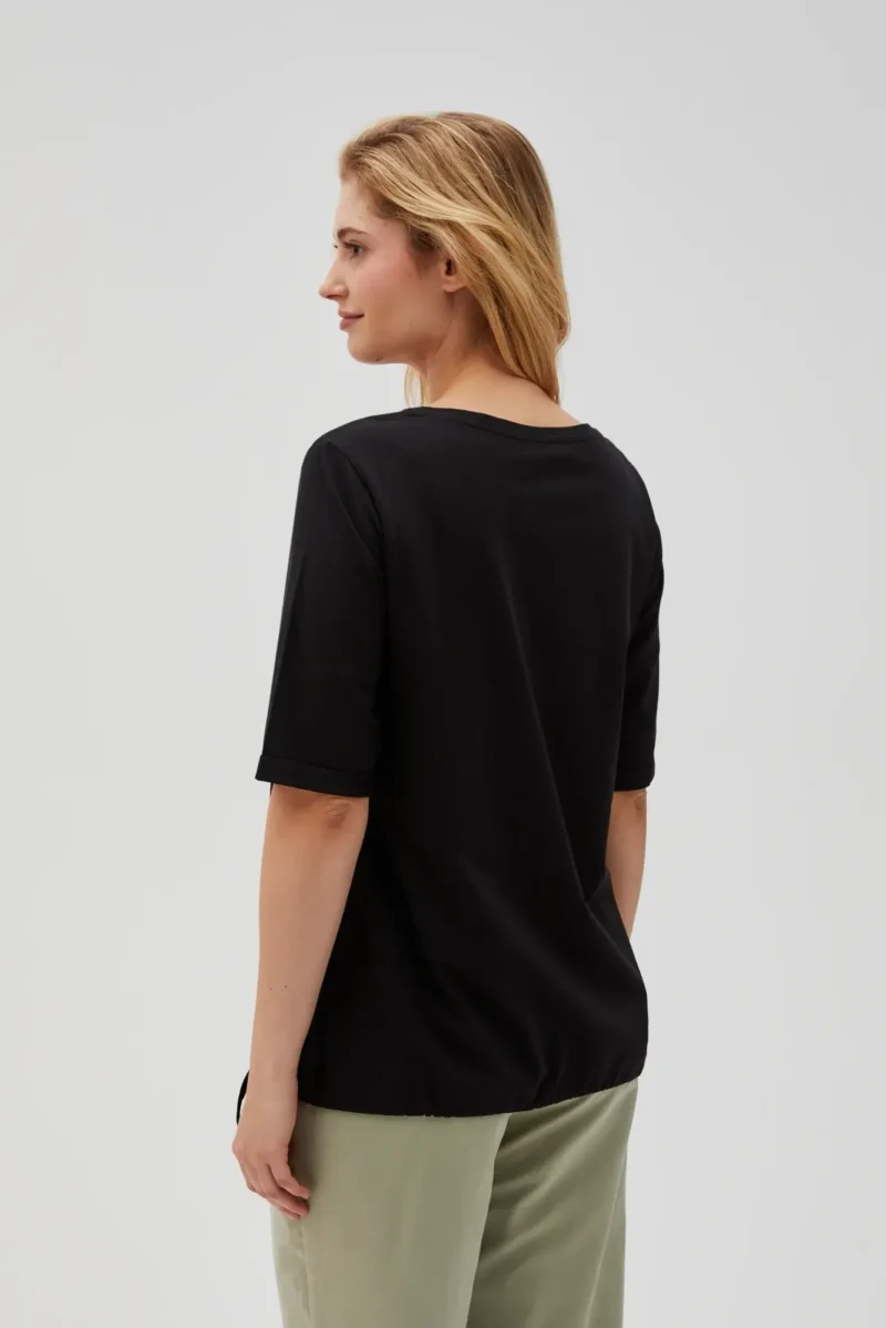 WOMEN'S TSHIRT L-TS-4611 BLACK - Imagen 6