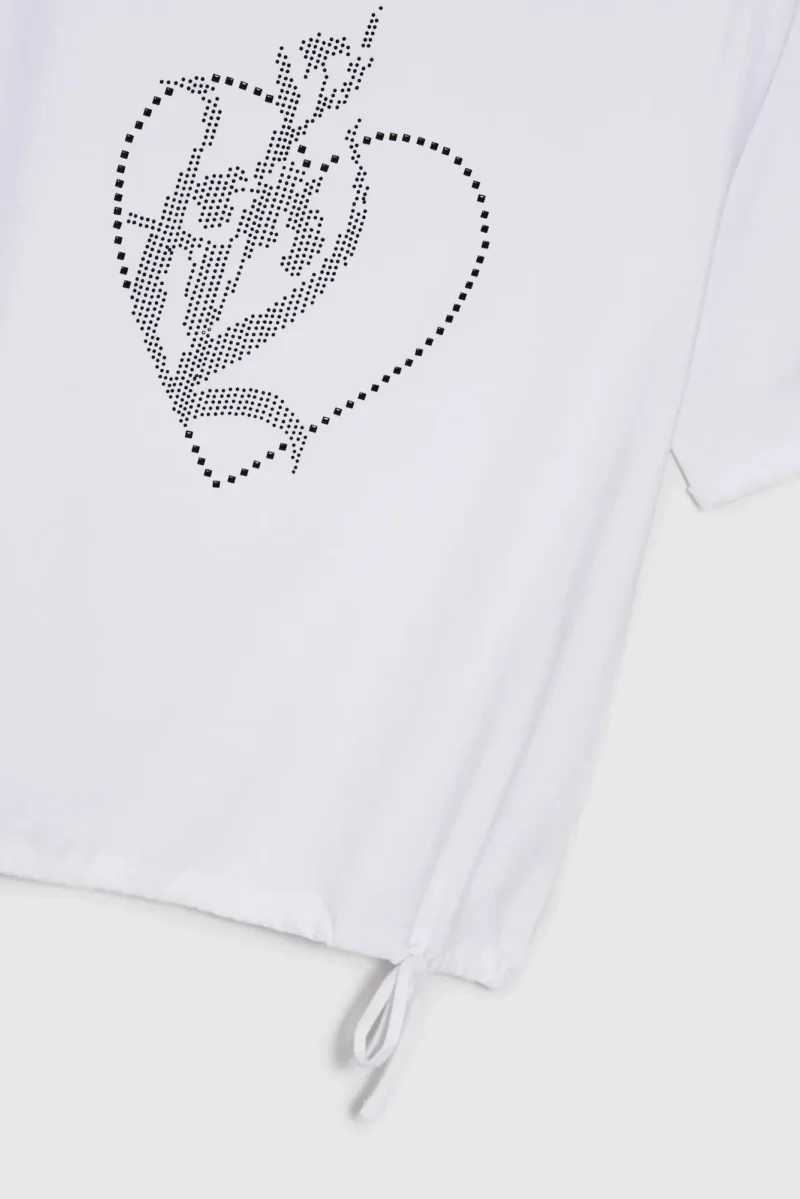 WOMEN'S TSHIRT L-TS-4611 WHITE - Imagen 3