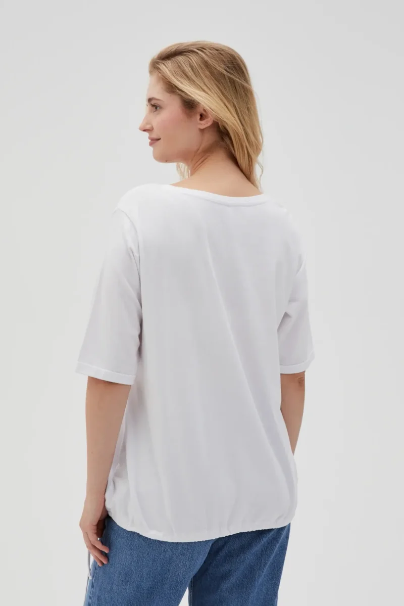 WOMEN'S TSHIRT L-TS-4611 WHITE - Imagen 6