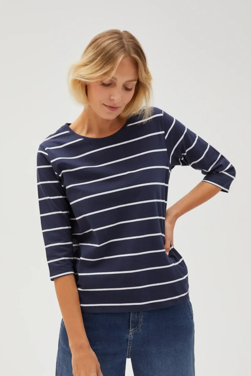 WOMEN'S LONGSLEEVE L-TS-4615 NAVY - Imagen 6