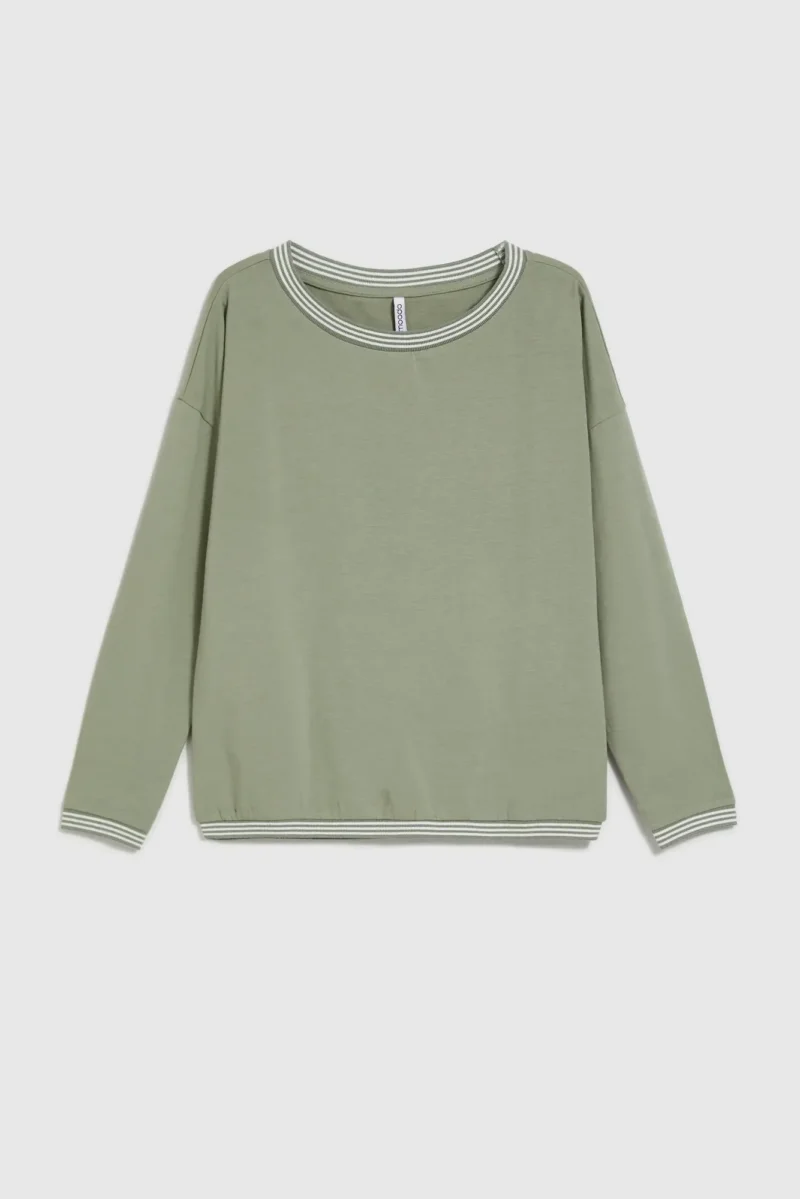 WOMEN'S LONGSLEEVE L-TS-4617 OLIVE - Imagen 2