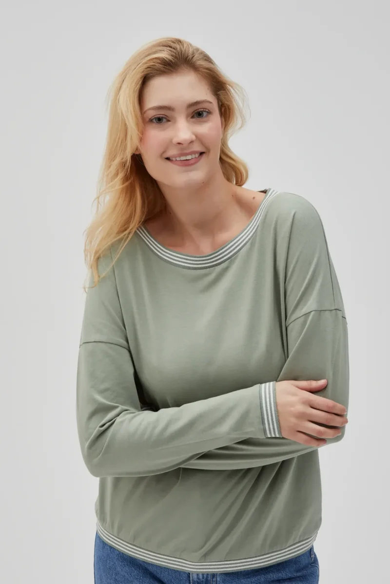 WOMEN'S LONGSLEEVE L-TS-4617 OLIVE - Imagen 7