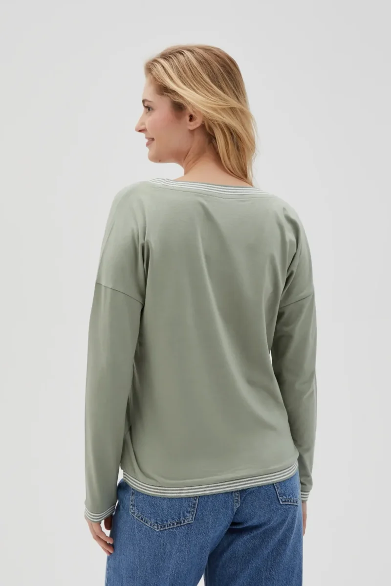 WOMEN'S LONGSLEEVE L-TS-4617 OLIVE - Imagen 8
