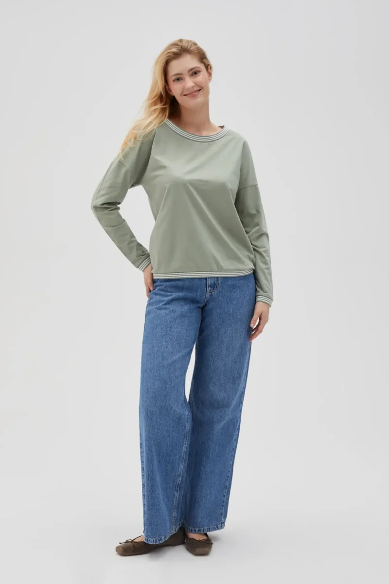 WOMEN'S LONGSLEEVE L-TS-4617 OLIVE - Imagen 10