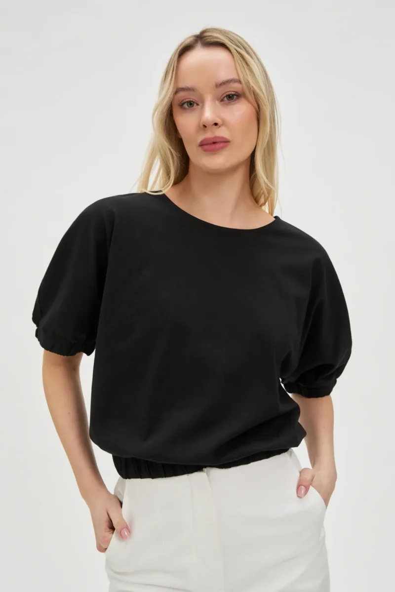WOMEN'S TSHIRT L-TS-4618 BLACK