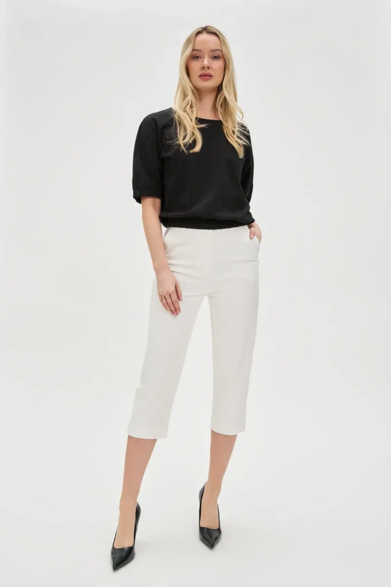 WOMEN'S TSHIRT L-TS-4618 BLACK - Imagen 3
