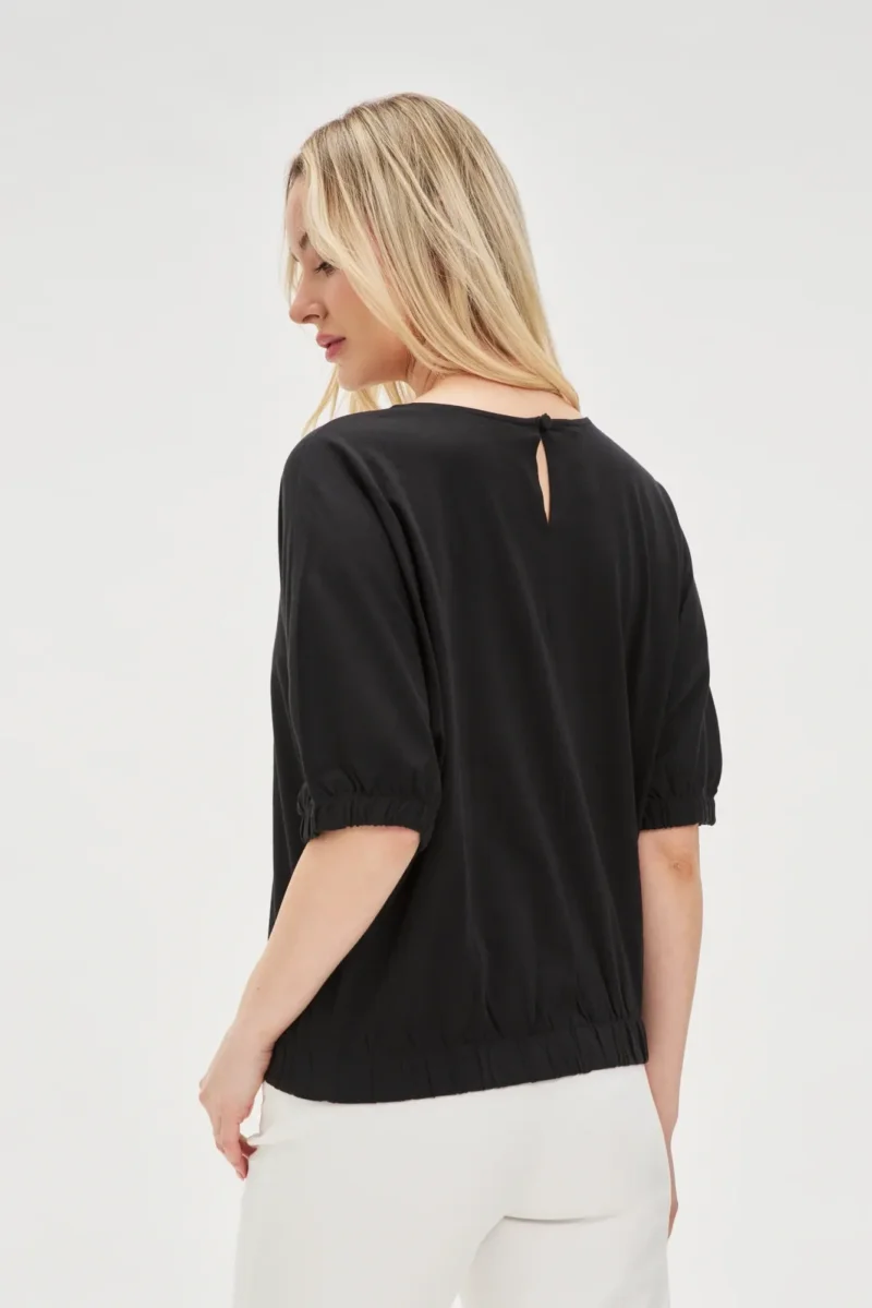 WOMEN'S TSHIRT L-TS-4618 BLACK - Imagen 4