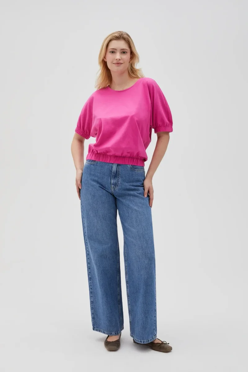 WOMEN'S TSHIRT L-TS-4618 FUCHSIA - Imagen 2