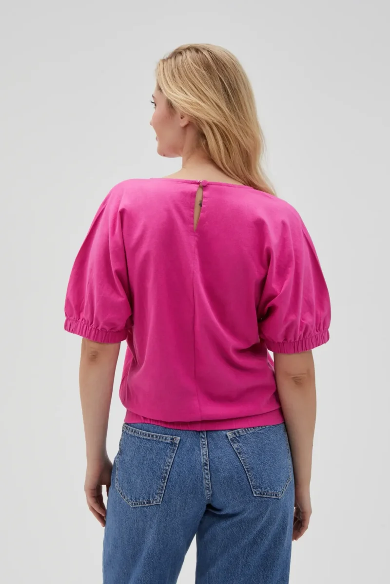 WOMEN'S TSHIRT L-TS-4618 FUCHSIA - Imagen 5