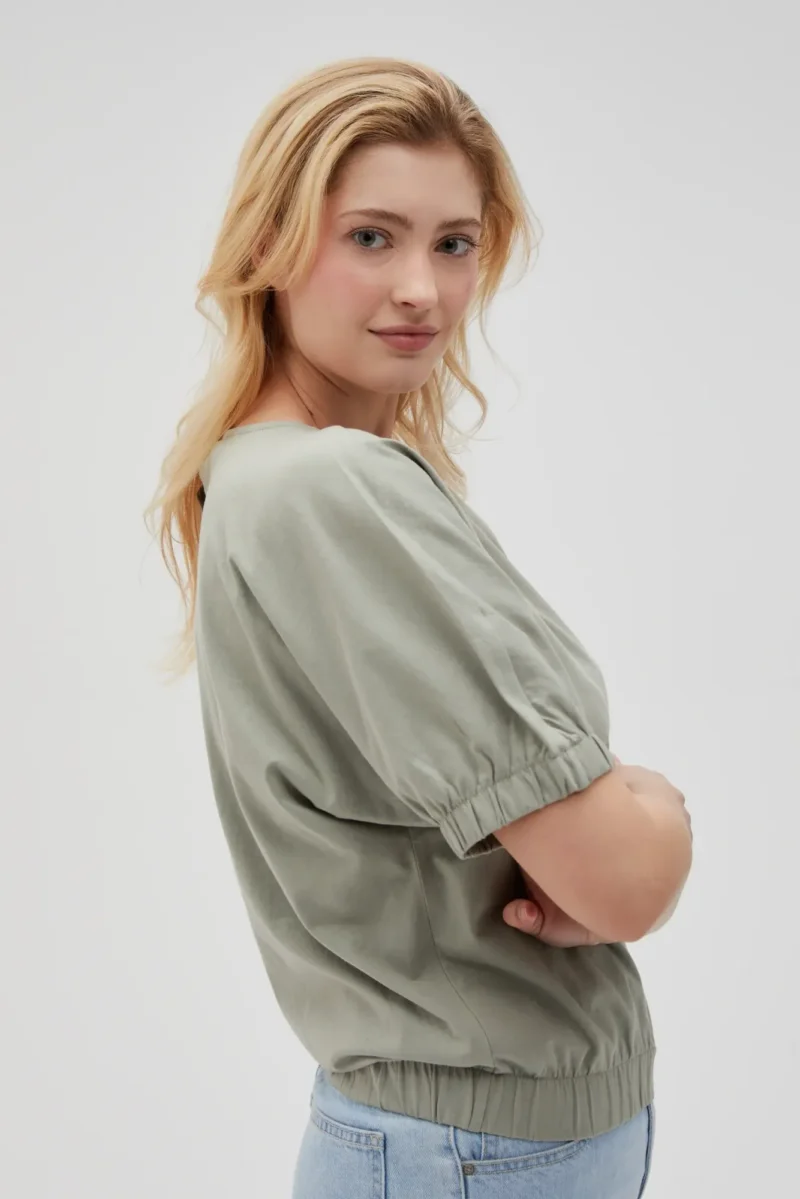 WOMEN'S TSHIRT L-TS-4619 OLIVE - Imagen 2