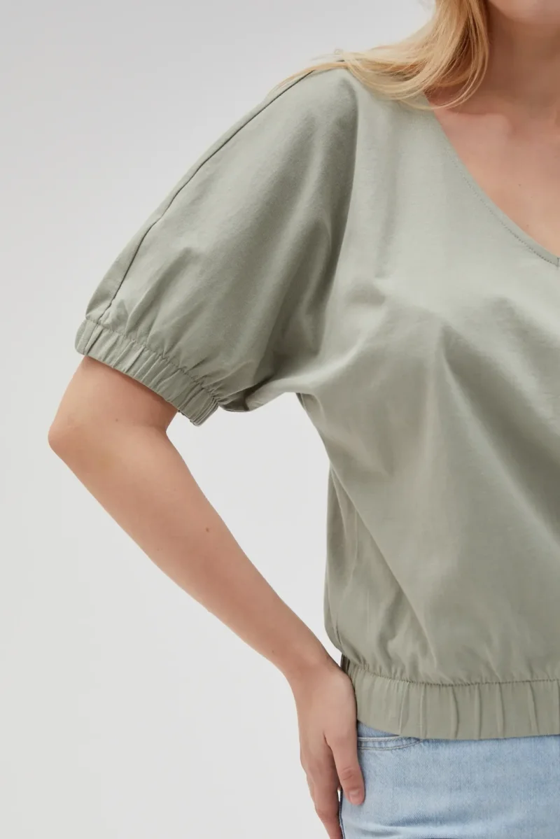 WOMEN'S TSHIRT L-TS-4619 OLIVE - Imagen 4