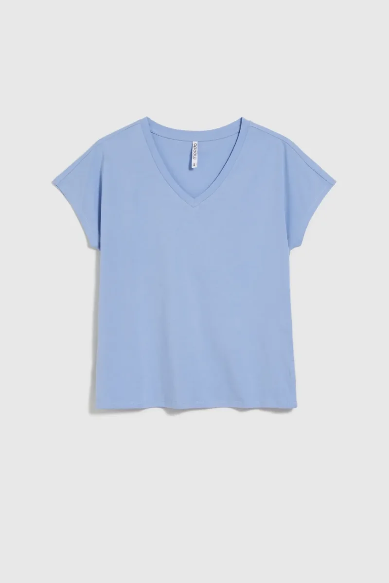WOMEN'S TSHIRT L-TS-4623 BLUE - Imagen 5