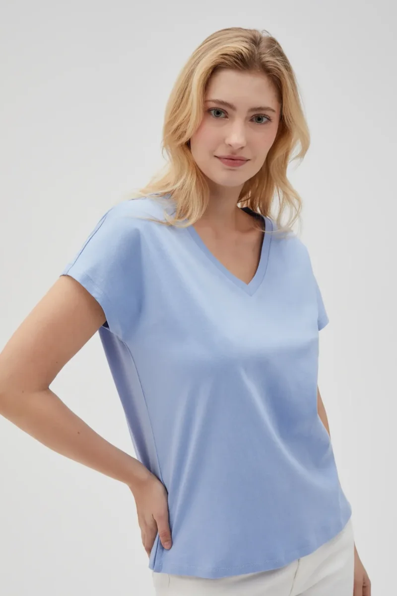 WOMEN'S TSHIRT L-TS-4623 BLUE