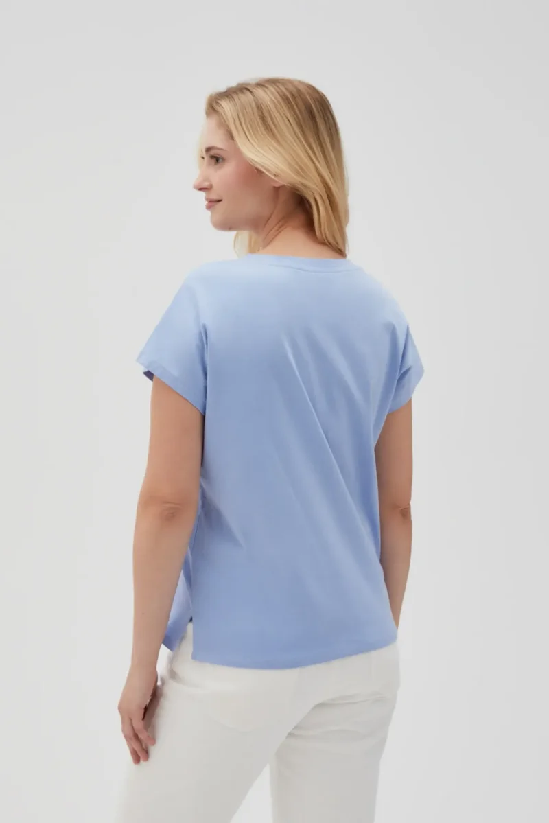 WOMEN'S TSHIRT L-TS-4623 BLUE - Imagen 4