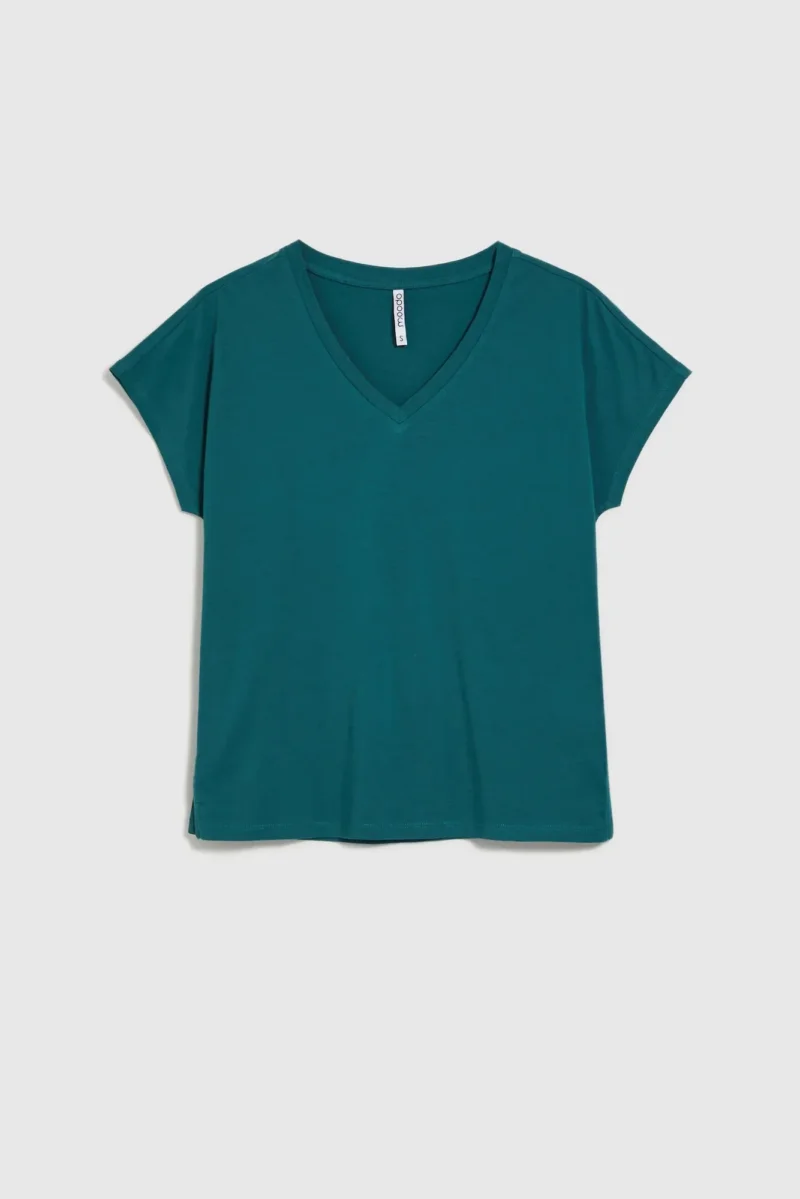 WOMEN'S TSHIRT L-TS-4623 D.GREEN - Imagen 6