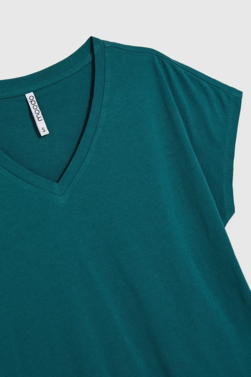 WOMEN'S TSHIRT L-TS-4623 D.GREEN - Imagen 7
