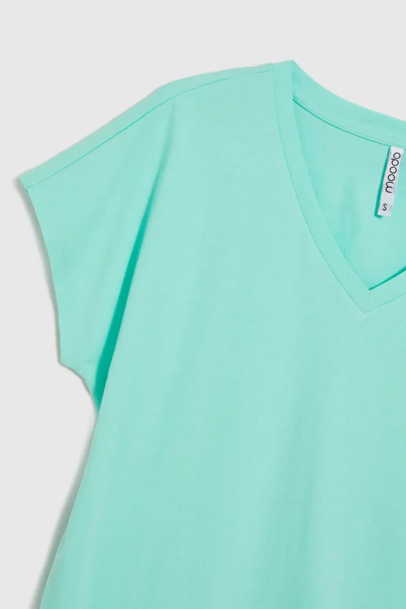 WOMEN'S TSHIRT L-TS-4623 MINT - Imagen 6