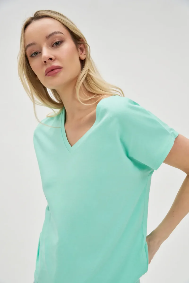 WOMEN'S TSHIRT L-TS-4623 MINT