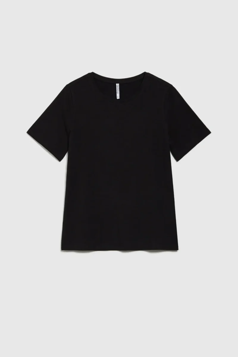 WOMEN'S TSHIRT L-TS-4624 BLACK - Imagen 5