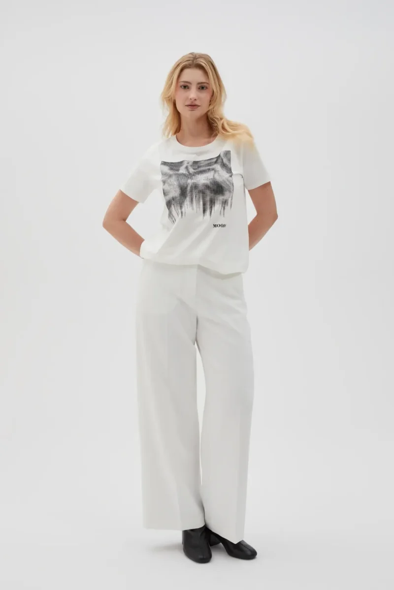WOMEN'S TSHIRT L-TS-4629 OFF WHITE - Imagen 6