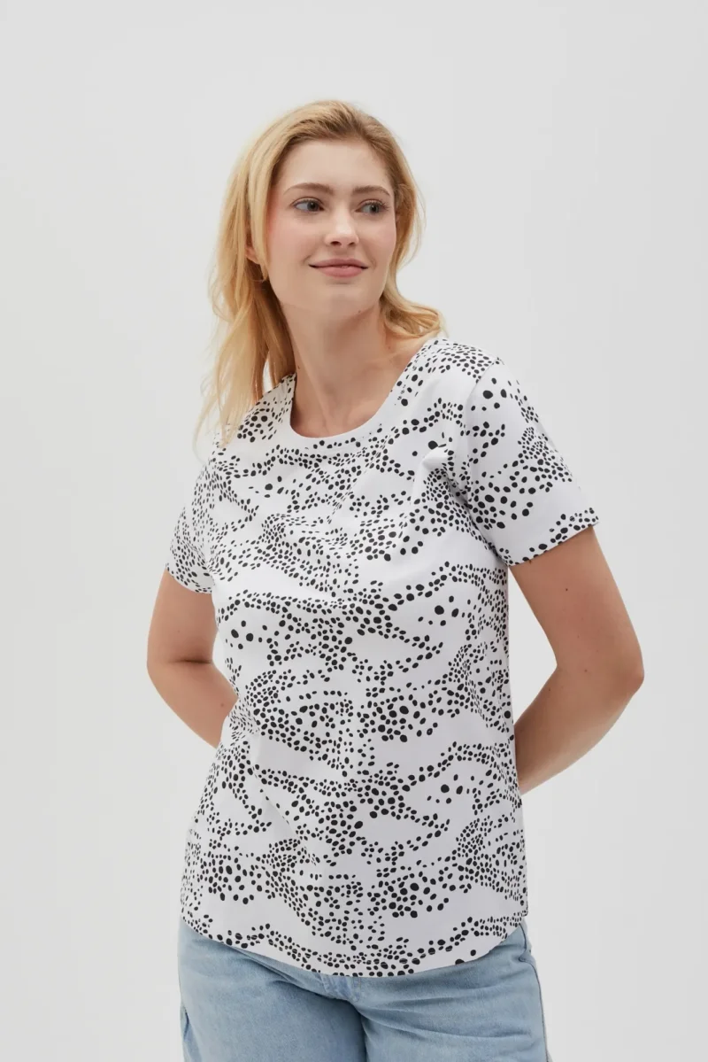 WOMEN'S TSHIRT L-TS-4631 WHITE - Imagen 8