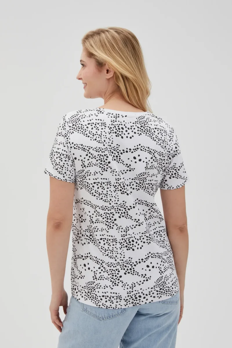WOMEN'S TSHIRT L-TS-4631 WHITE - Imagen 5