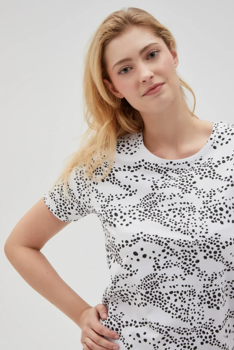 WOMEN'S TSHIRT L-TS-4631 WHITE - Imagen 6