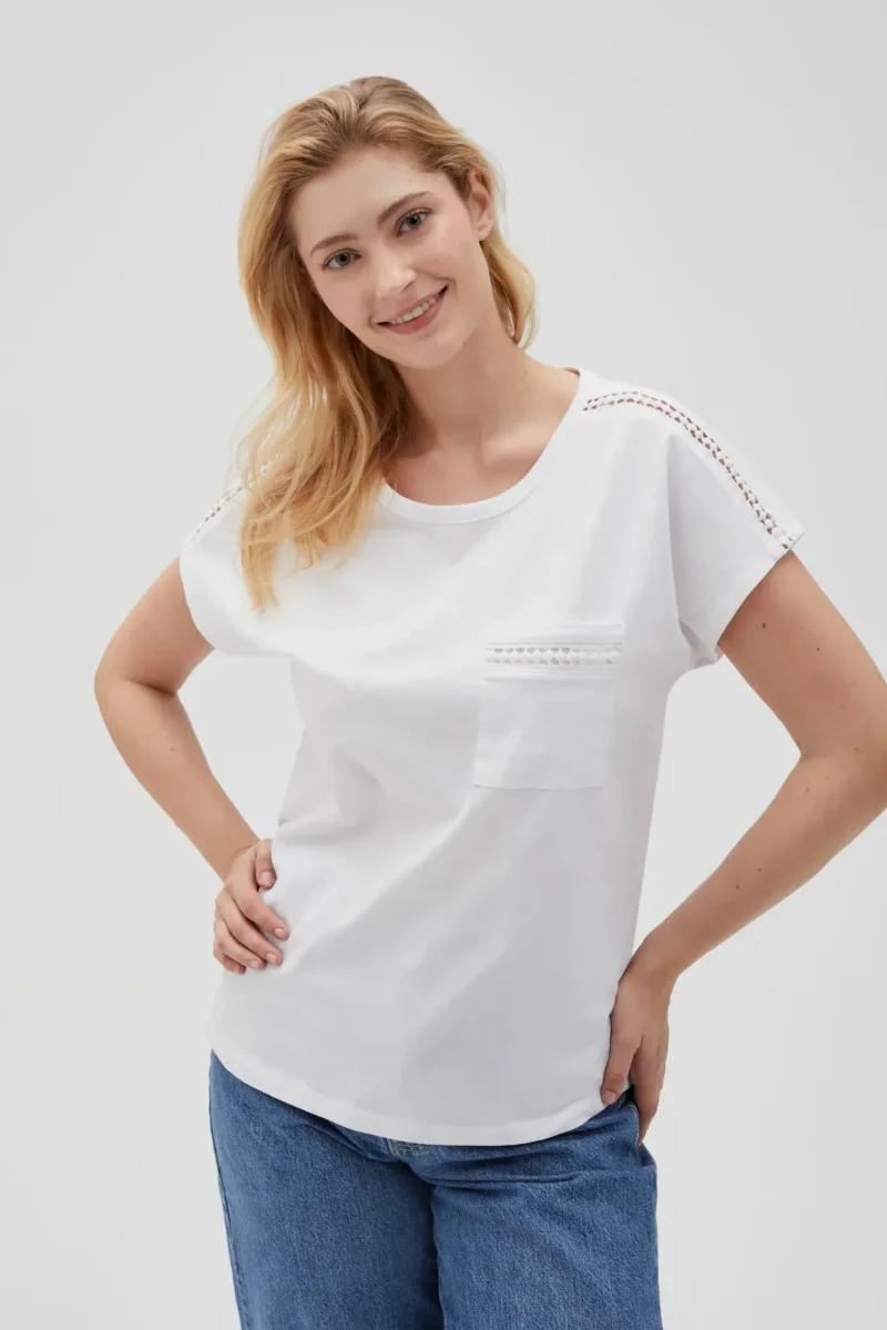 WOMEN'S TSHIRT L-TS-4635 WHITE
