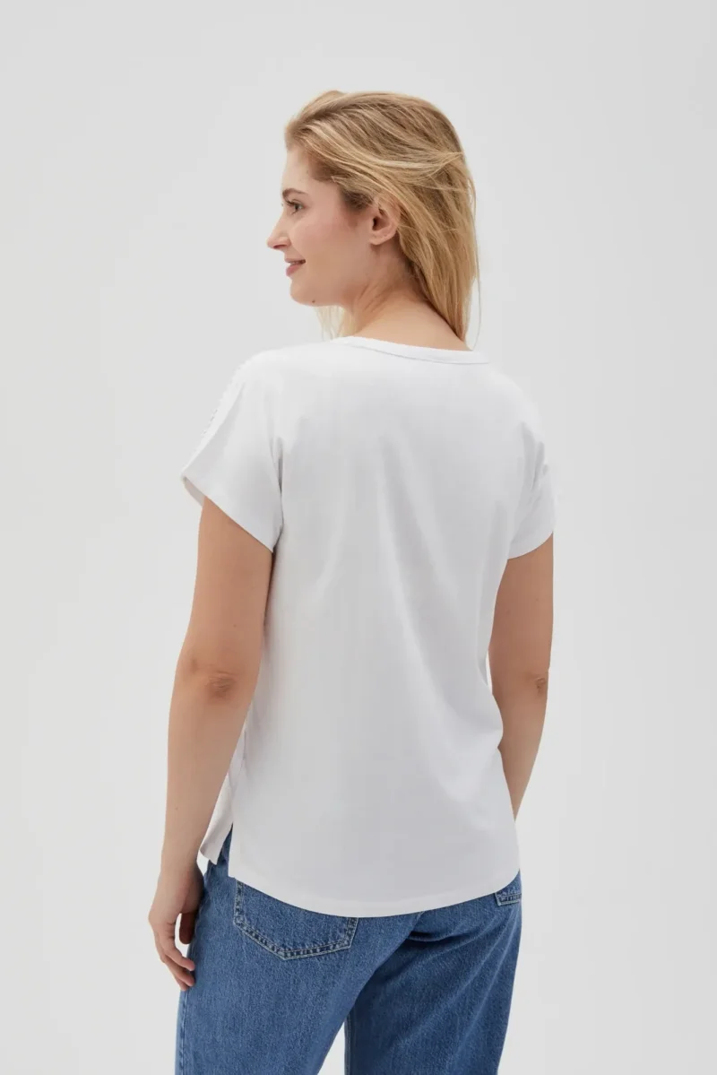 WOMEN'S TSHIRT L-TS-4635 WHITE - Imagen 5