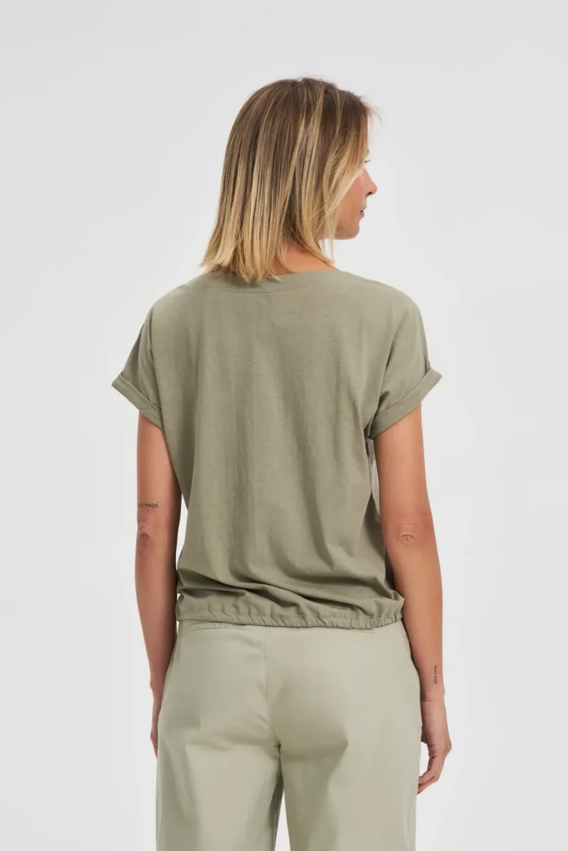 WOMEN'S TSHIRT L-TS-4636 OLIVE - Imagen 4