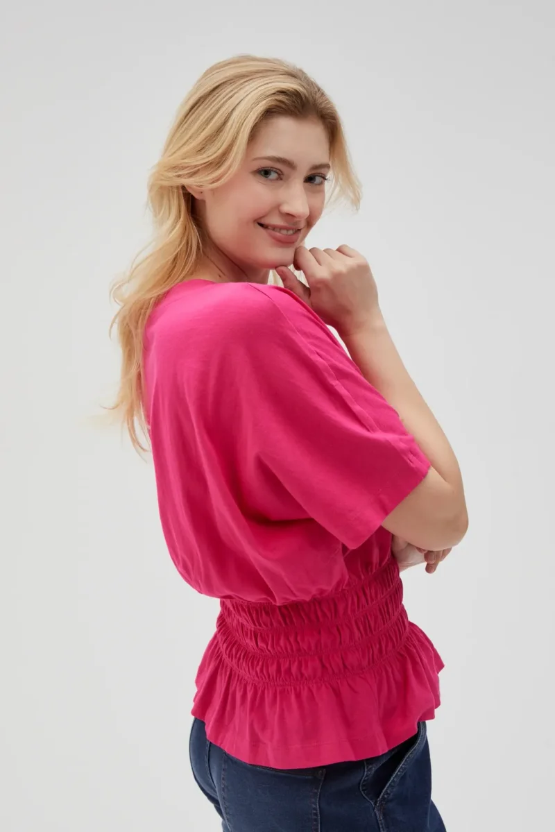WOMEN'S TSHIRT L-TS-4638 FUCHSIA - Imagen 3