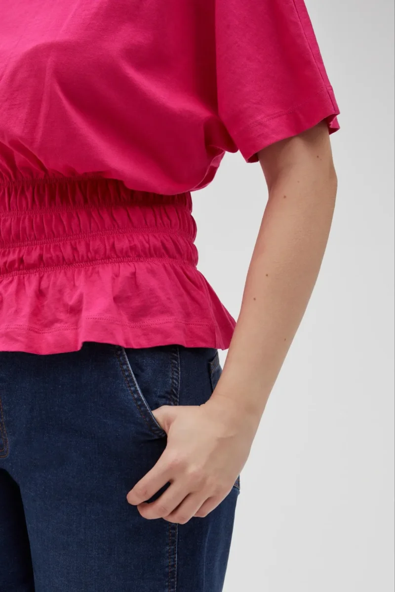 WOMEN'S TSHIRT L-TS-4638 FUCHSIA - Imagen 4