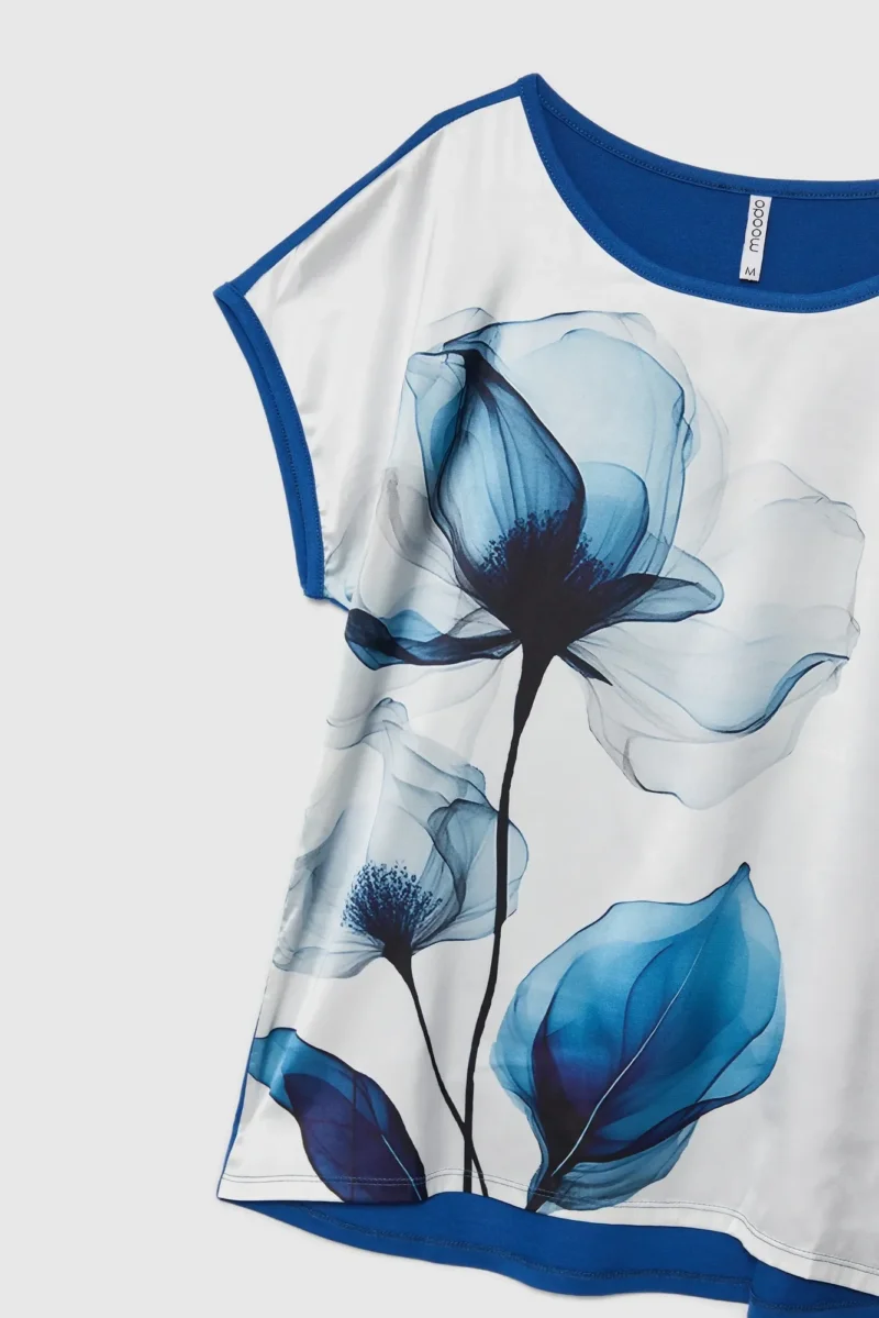WOMEN'S TSHIRT L-TS-4646 L.BLUE - Imagen 7