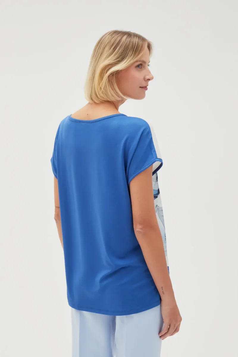 WOMEN'S TSHIRT L-TS-4646 L.BLUE - Imagen 4