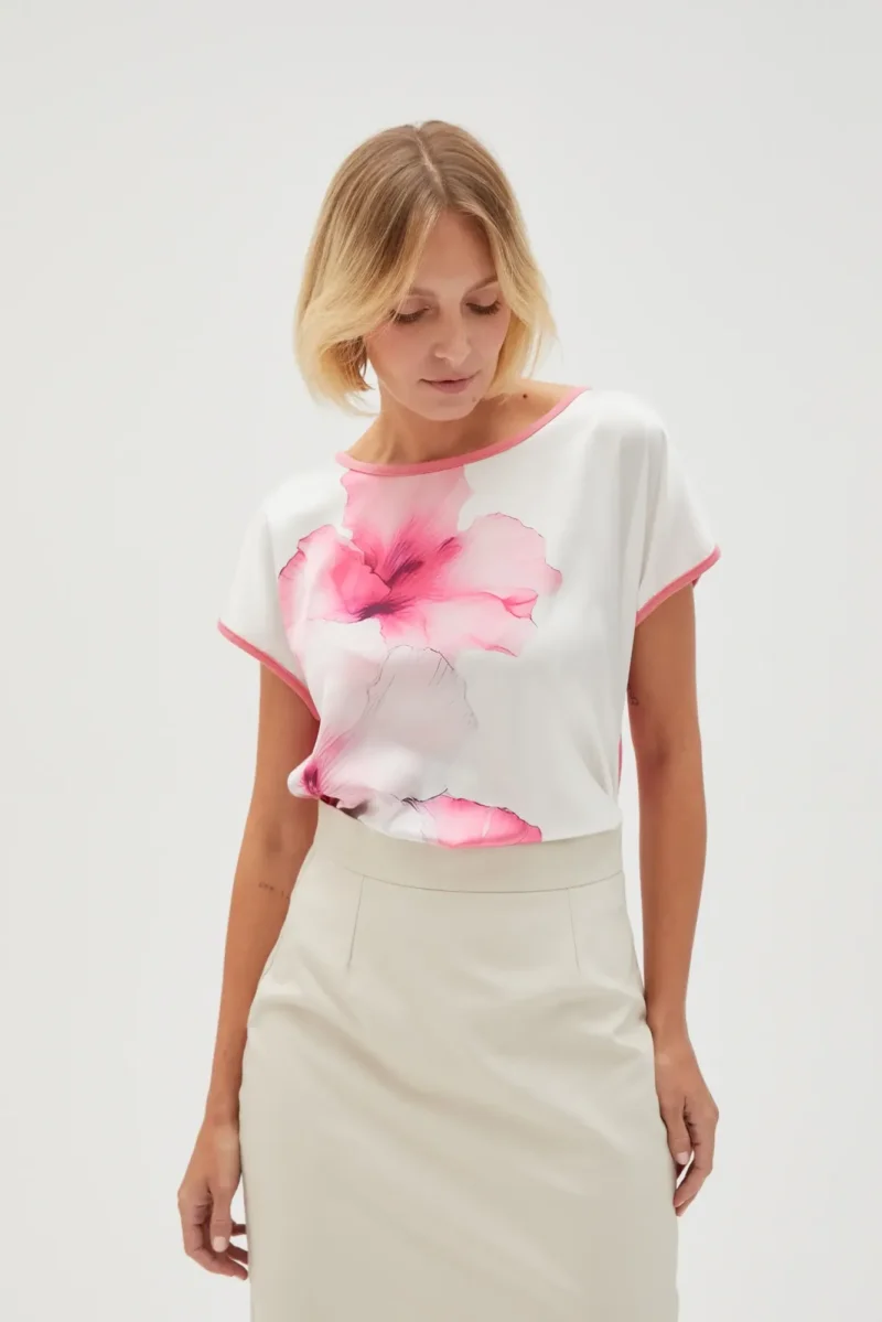 WOMEN'S TSHIRT L-TS-4646 L.PINK - Imagen 2