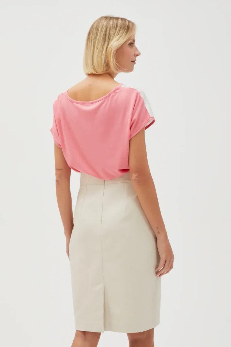 WOMEN'S TSHIRT L-TS-4646 L.PINK - Imagen 4