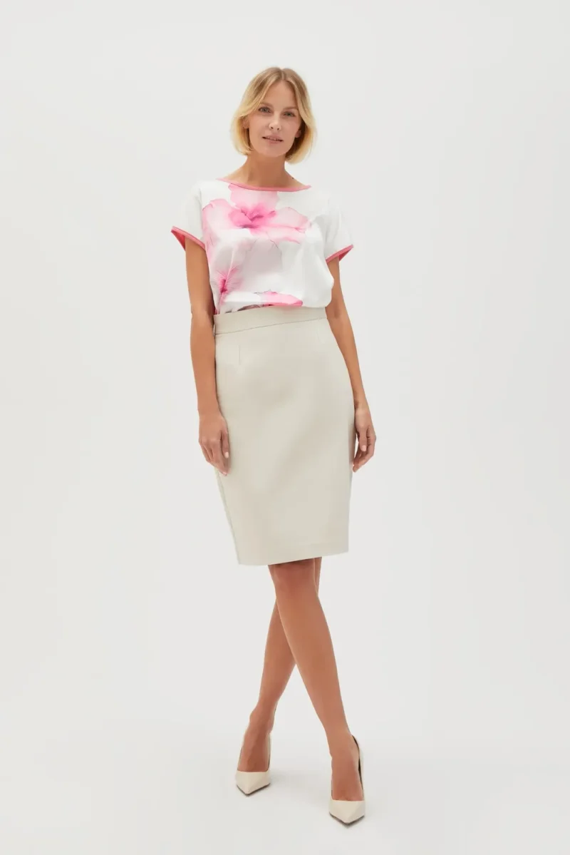 WOMEN'S TSHIRT L-TS-4646 L.PINK - Imagen 5