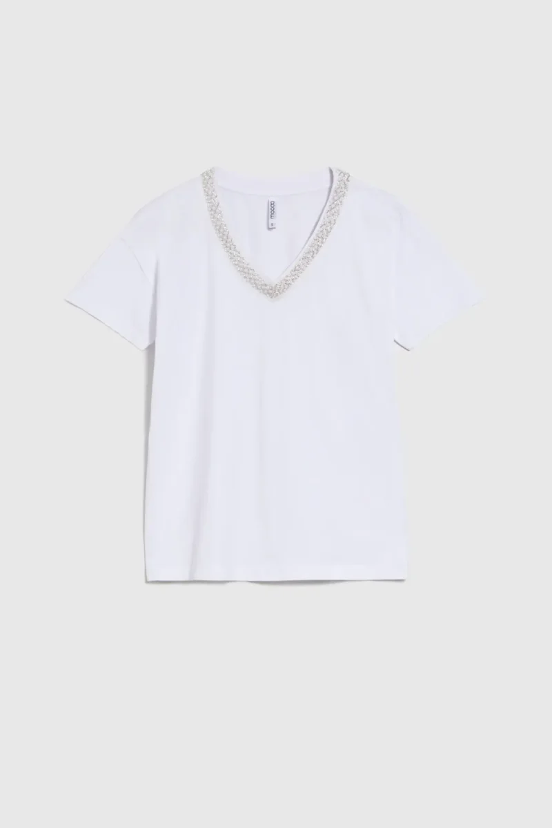 WOMEN'S TSHIRT L-TS-4649 WHITE - Imagen 5
