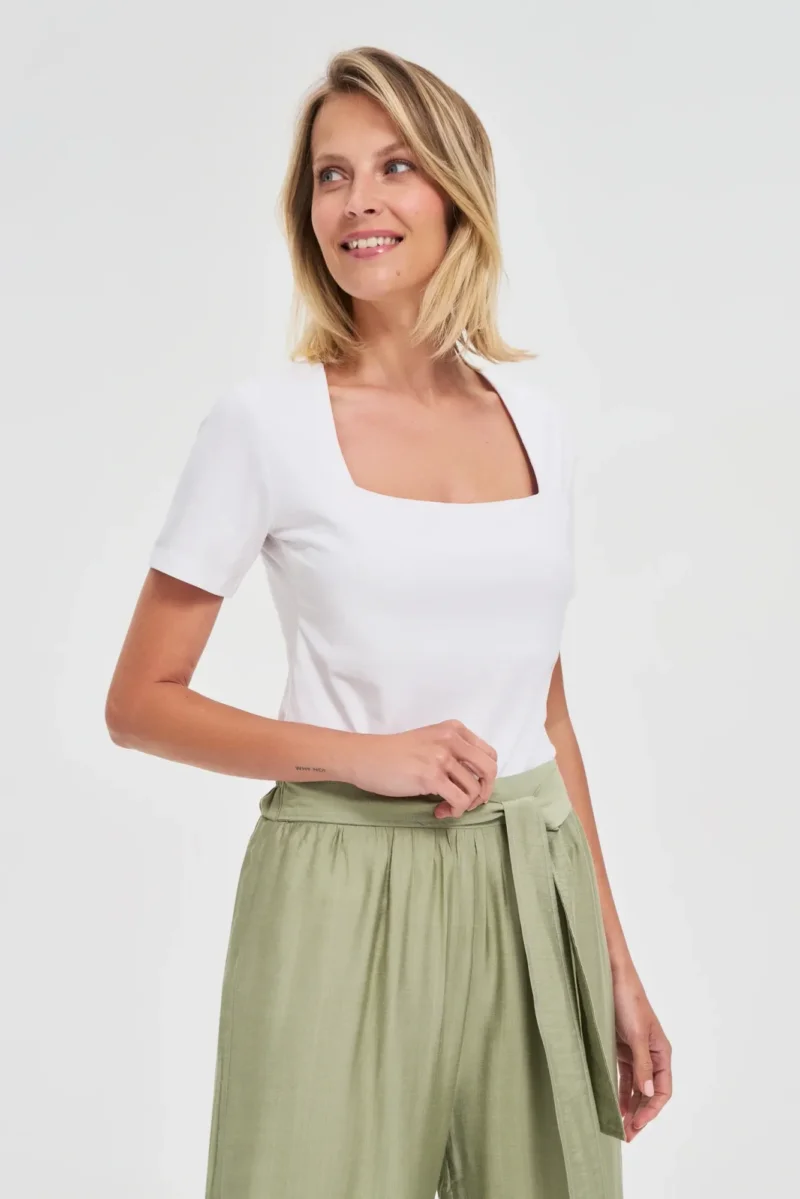 WOMEN'S TSHIRT L-TS-4652 WHITE