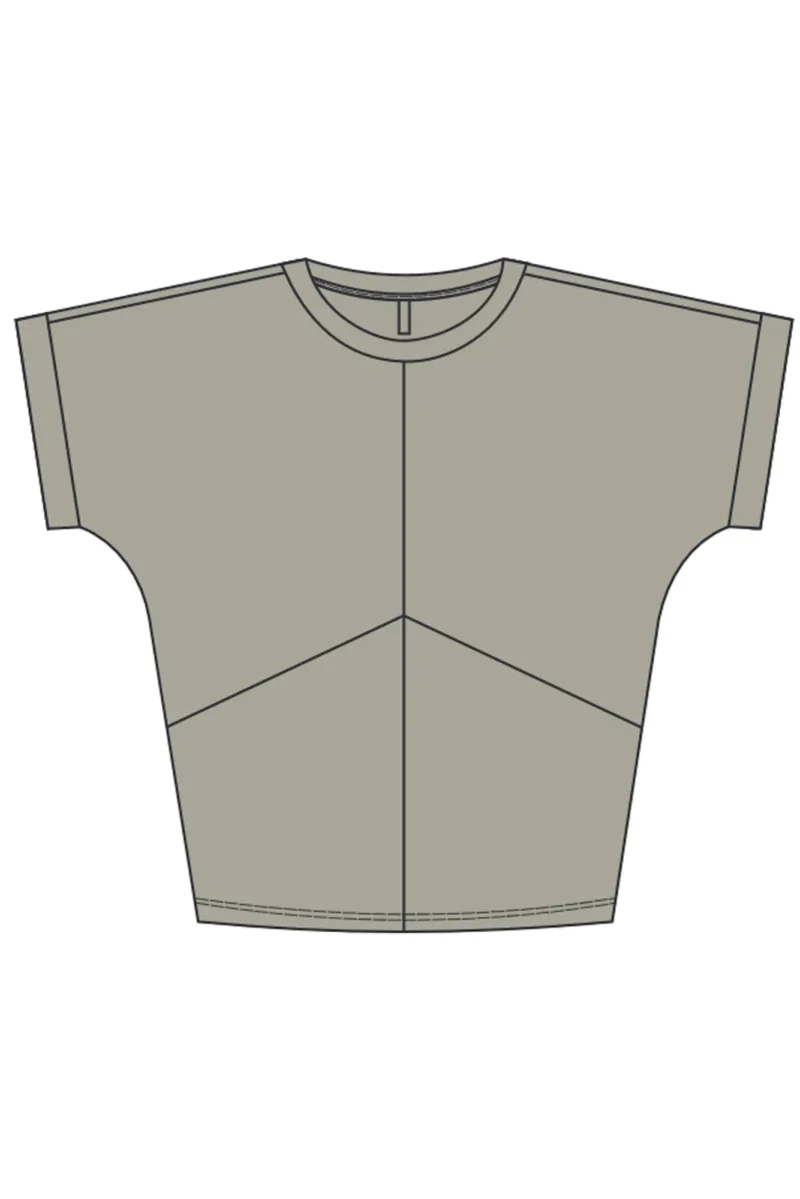 WOMEN'S TSHIRT L-TS-4654 OLIVE - Imagen 5