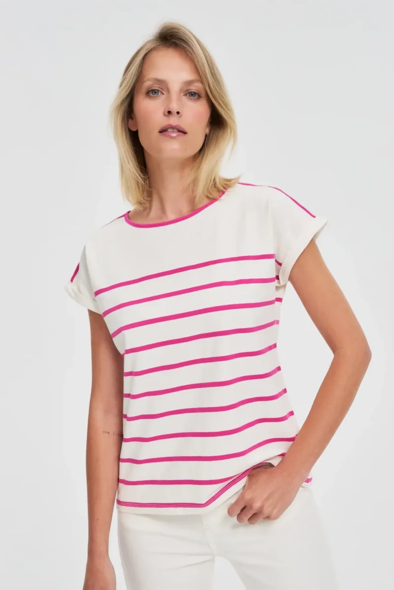 WOMEN'S TSHIRT L-TS-4655 FUCHSIA