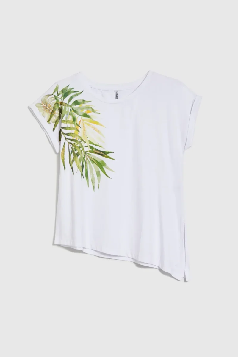 WOMEN'S TSHIRT L-TS-4657 WHITE - Imagen 6