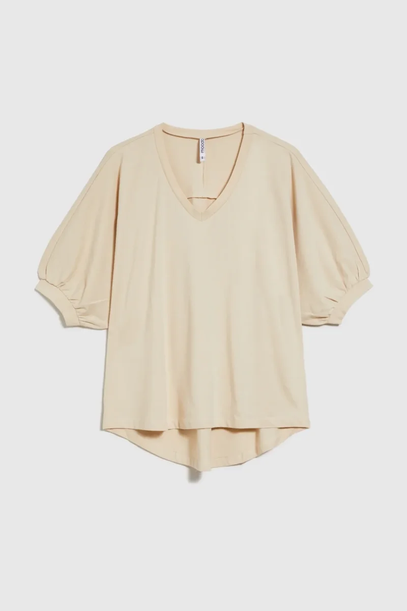 WOMEN'S TSHIRT L-TS-4658 L.BEIGE - Imagen 6