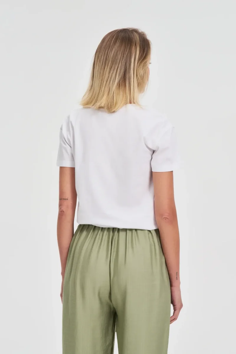 WOMEN'S TSHIRT L-TS-4660 WHITE - Imagen 4