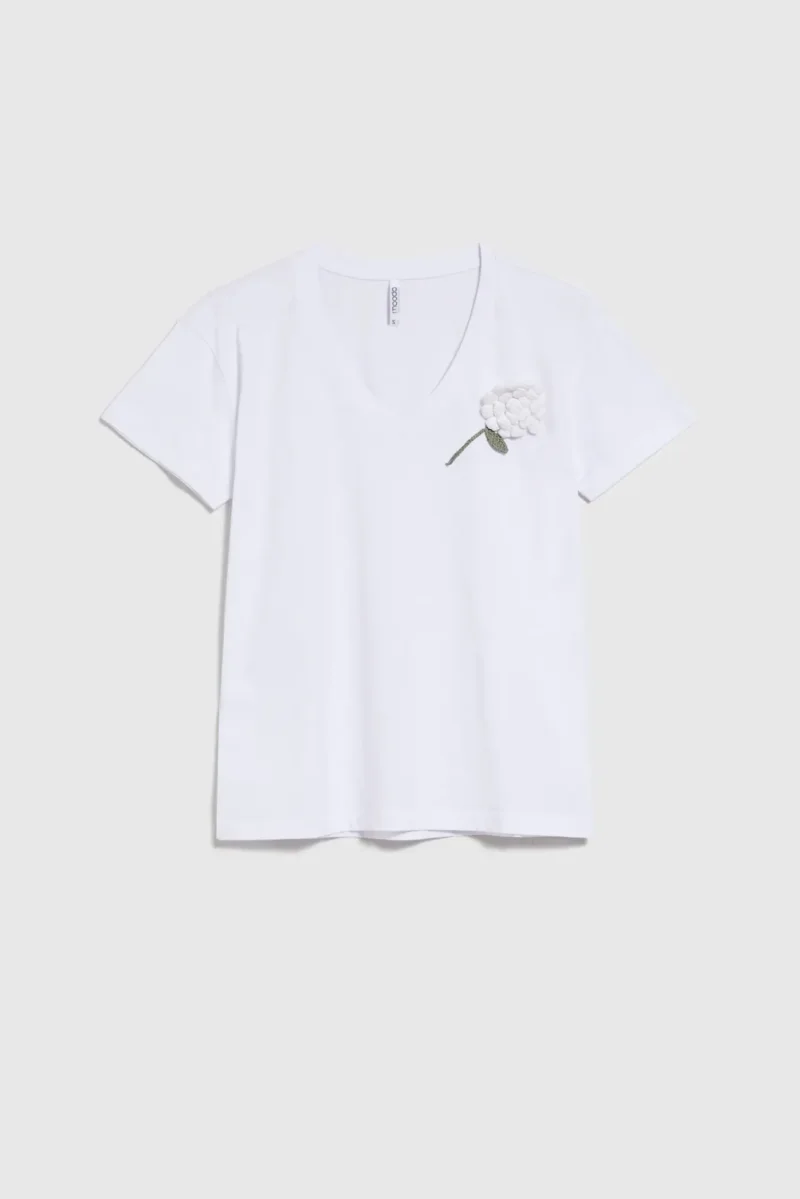 WOMEN'S TSHIRT L-TS-4660 WHITE - Imagen 6