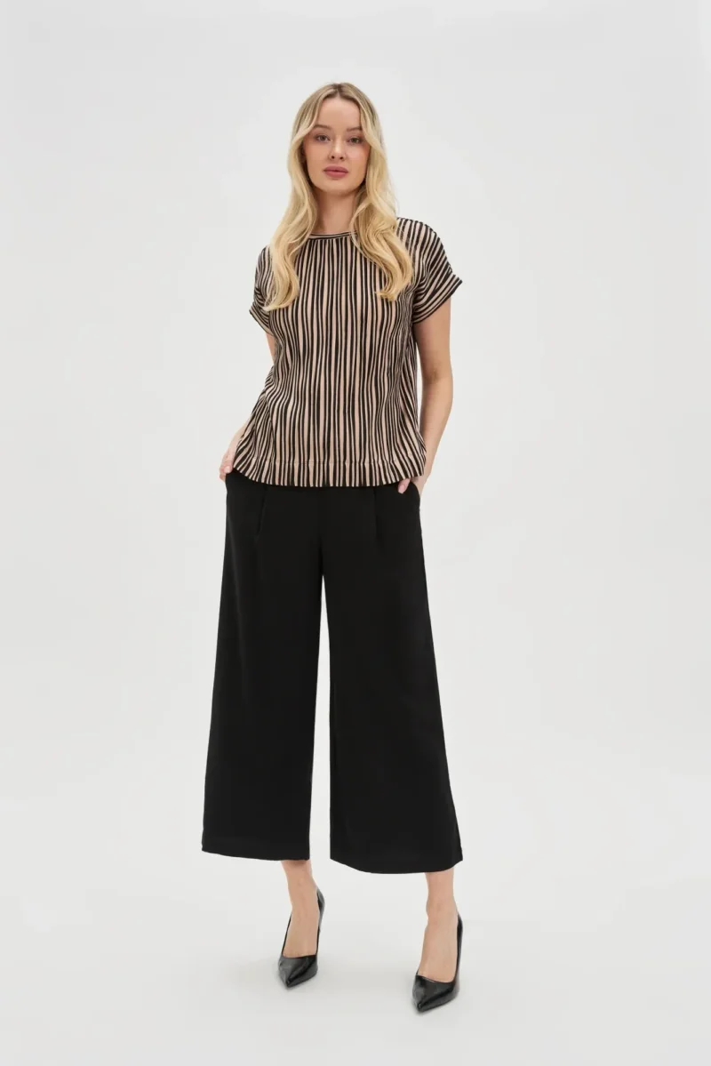 WOMEN'S TSHIRT L-TS-4665 L.BEIGE - Imagen 2