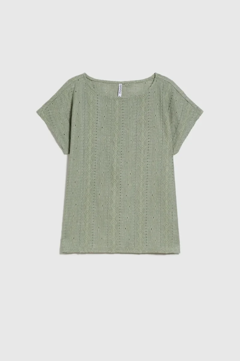 WOMEN'S TSHIRT L-TS-4666 OLIVE - Imagen 6