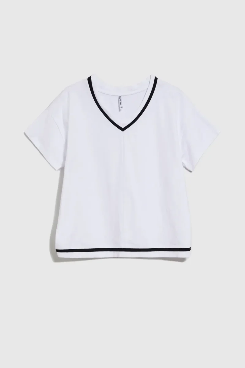 WOMEN'S TSHIRT L-TS-4753 WHITE - Imagen 6